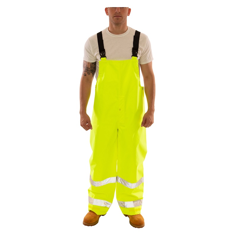 Icon High Visibility Overalls in Yellow-Green